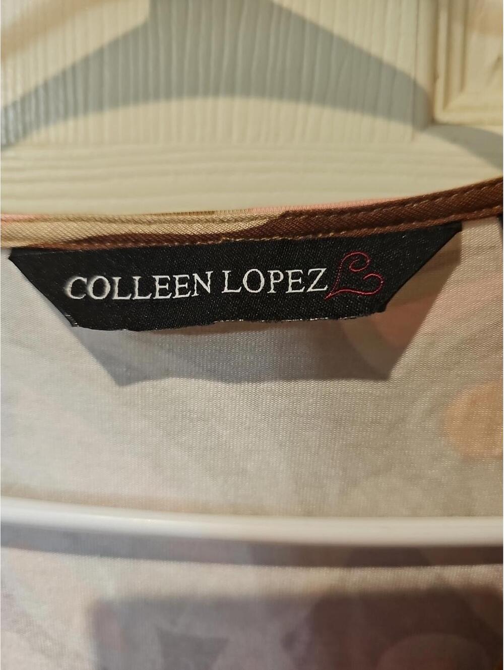 NEW Colleen Lopez SZ S Shirred Surplice MIDI Dress BROWN FLORAL - Picture 4 of 6